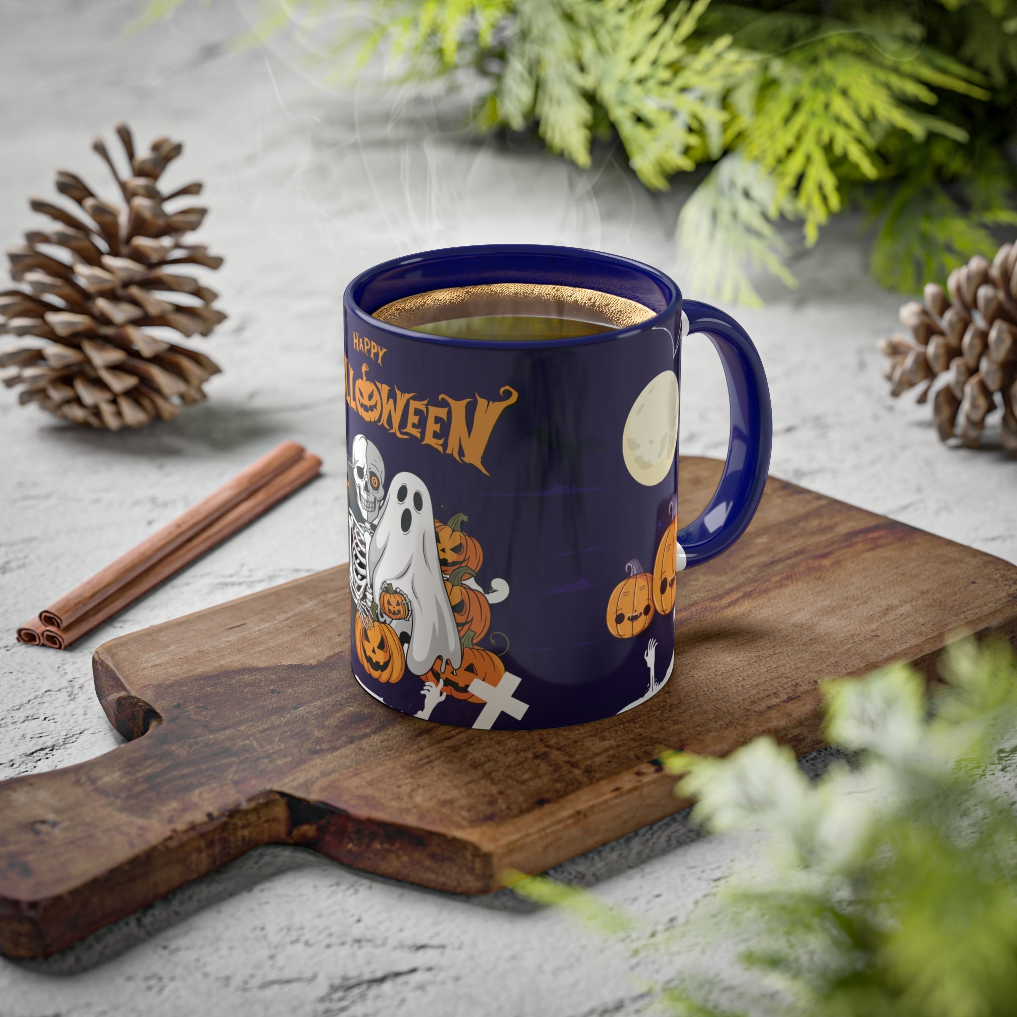 Halloween is Better with Skeleton | Colorful Mugs